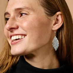 Leaf Capiz Earrings