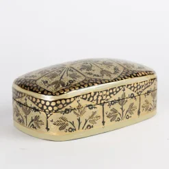 Leaf Motif Trinket Box