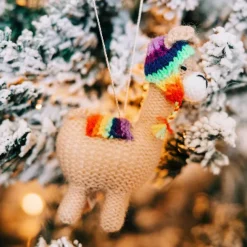 Llama Love Ornament