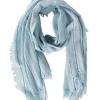 Loose Weave Pale Blue Scarf