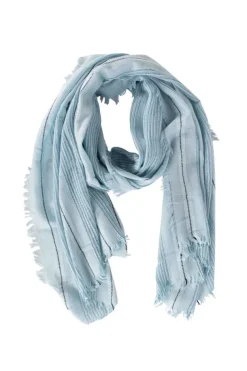 Loose Weave Pale Blue Scarf