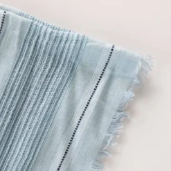 Loose Weave Pale Blue Scarf