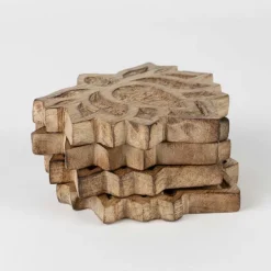 Lotus Blossom Coasters - Set of 4