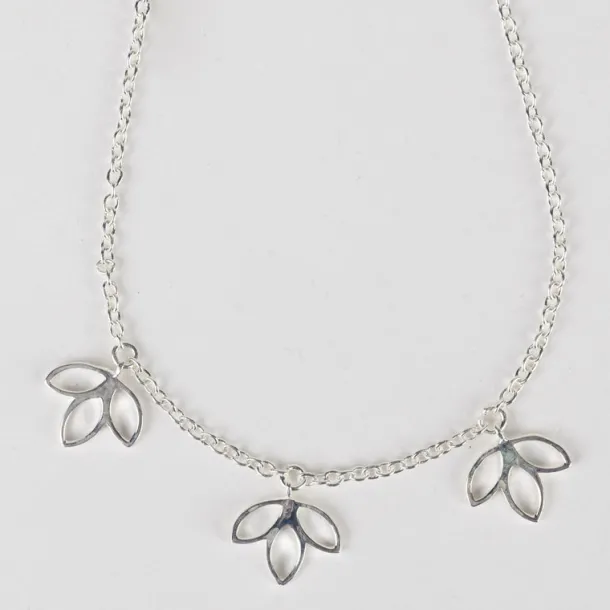 Lotus Trio Necklace