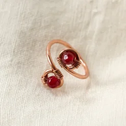 Maite Agate Wrap Ring