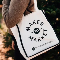 Maker To Market Organic Cotton Reusable Bag