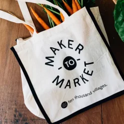 Maker To Market Organic Cotton Reusable Bag