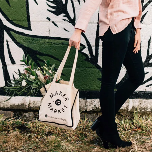 Maker To Market Organic Cotton Reusable Bag