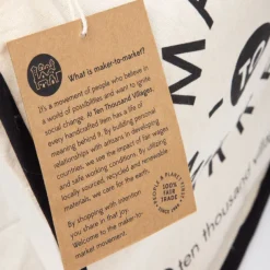Maker To Market Organic Cotton Reusable Bag
