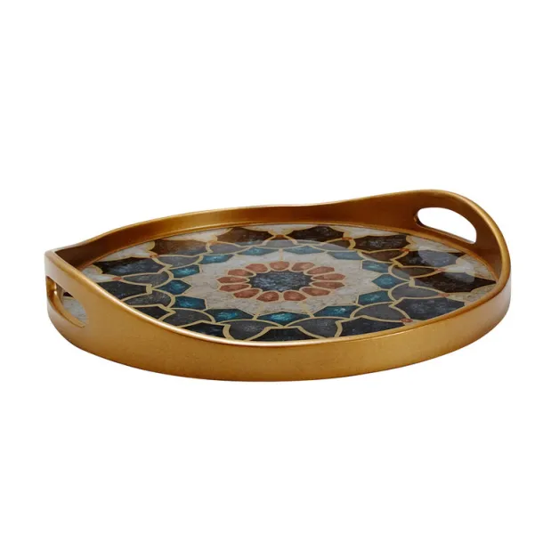 Medieval Reverse Painted Tray