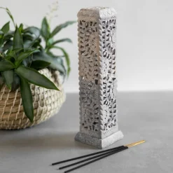 Meenaar Gorara Stone Tower Incense Holder