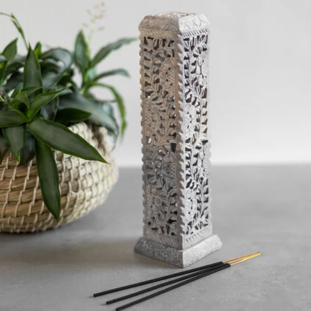 Meenaar Gorara Stone Tower Incense Holder