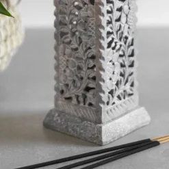 Meenaar Gorara Stone Tower Incense Holder