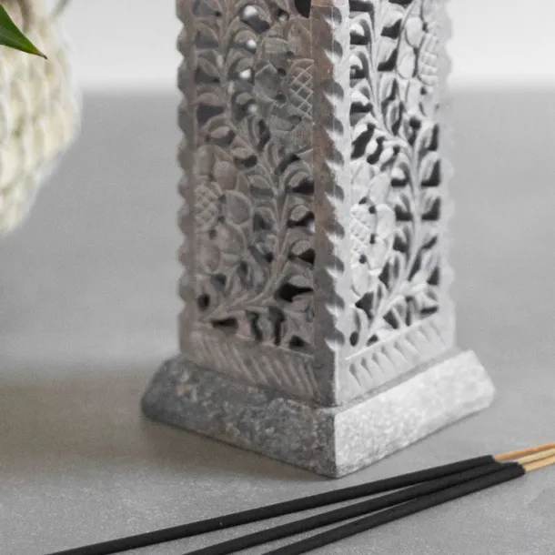 Meenaar Gorara Stone Tower Incense Holder