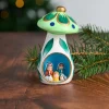 Mini Mushroom Ceramic Nativity