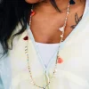 Mini Tassel Disc Necklace