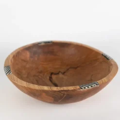 Minimalist Olive Wood Serving Bowl