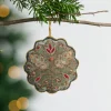 Modern Victorian Embroidered Ornament