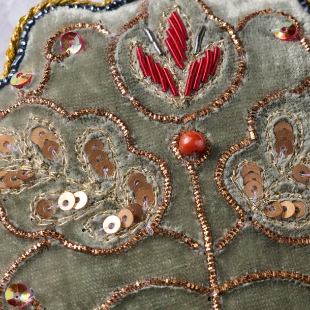 Modern Victorian Embroidered Ornament