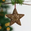 Modern Victorian Intricate Star Beaded Ornament
