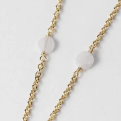 Moonstone Ellipse Necklace