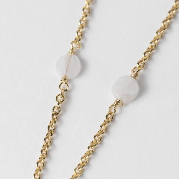 Moonstone Ellipse Necklace