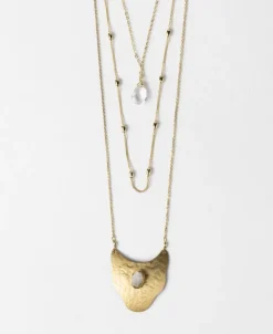 Moonstone Quartz Convertible Necklace