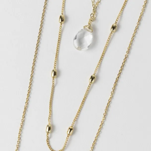 Moonstone Quartz Convertible Necklace