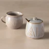 Mountain Peaks Ceramic Cream and Sugar Set
