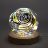 Multicolored Glass Paperweight