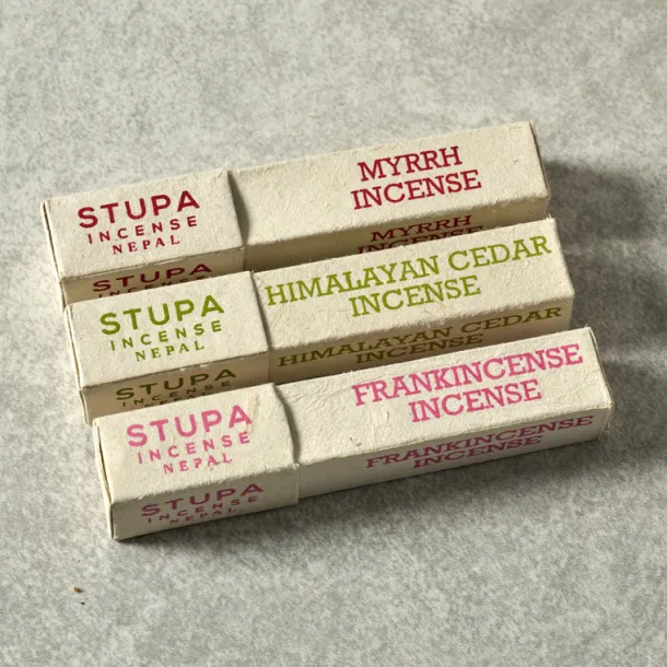 Myrrh Incense Sticks & Holder - Set of 15
