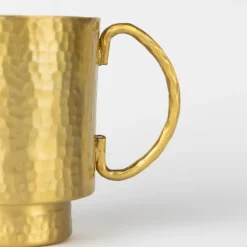 Myul Hammered Brass Mug