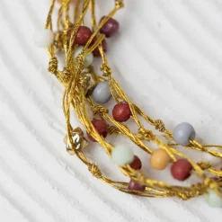 Navi Multistrand Beaded Necklace