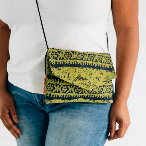 Naviya Batik Cotton Crossbody Bag