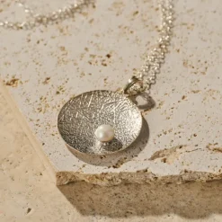 Nuna Silver and Pearl Necklace
