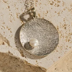 Nuna Silver and Pearl Necklace