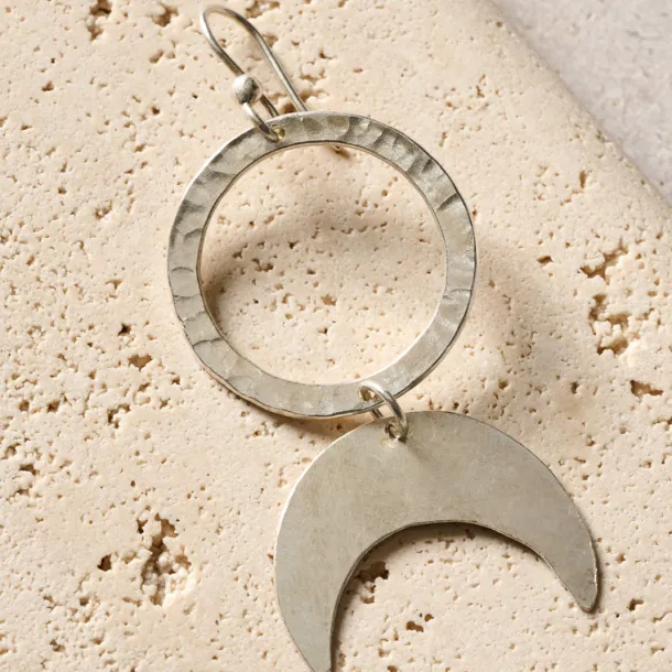 Nuru Moon Drop Earrings