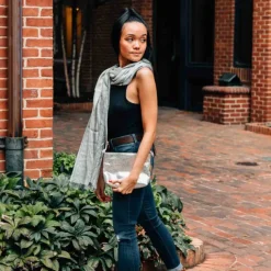 Ocean Days Striped Scarf