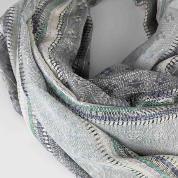 Ocean Days Striped Scarf