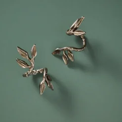 Olive Branch Napkin Rings - Set of 2