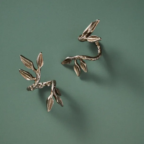 Olive Branch Napkin Rings - Set of 2