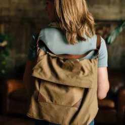 Olive Canvas Travel Bag
