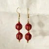 Oris Wrapped Wood Drop Earrings