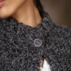 Oversized Boucle Cardigan