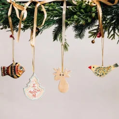Painted Tree Ornament