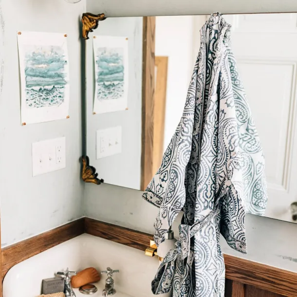Paisley Cotton Robe