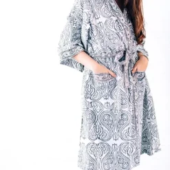 Paisley Cotton Robe