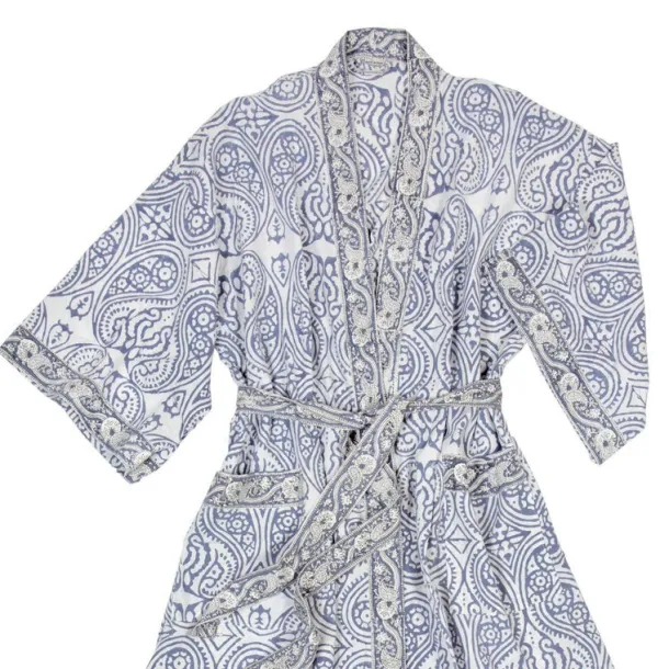 Paisley Cotton Robe