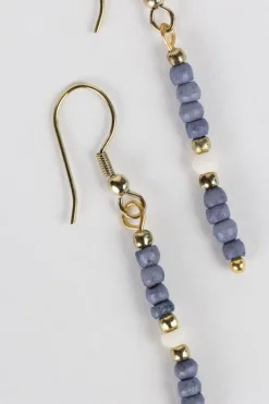 Pale Blue Dangle Earrings