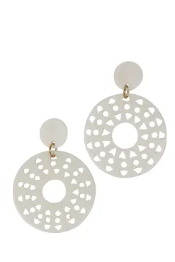 Pale Sun Drop Earrings